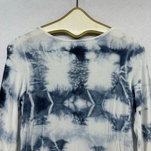 Blue Curl Beachwear Blue White Tie Dye Mini Dress Boho Summer Vacation Women's S - Picture 4 of 11